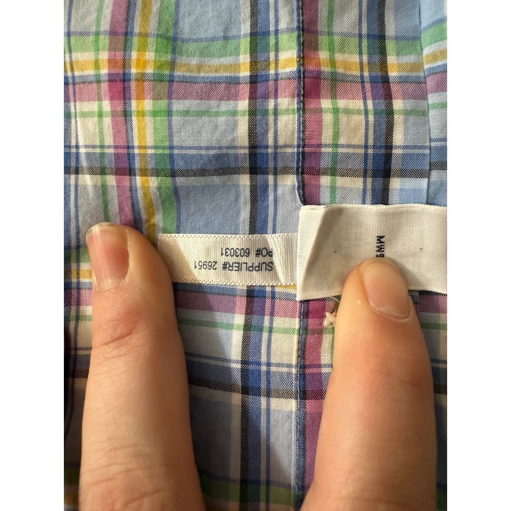 Ralph Lauren XXL Classic Fit Plaid Button Down Long Sleeve Shirt Preppy Spring - Picture 7 of 11